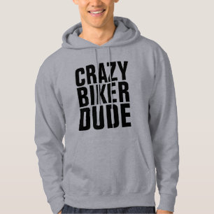 CRAZY BIKER DUDE, Motorfiets T-shirts & hoodies