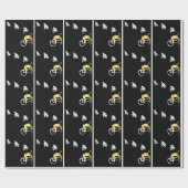 Crazy Bikers in de Donker! fiets Cadeaupapier (Vlak)