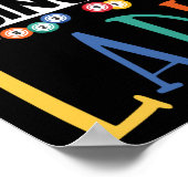 Crazy Bingo Lady Funny Lucky Gambling Poster (Hoek)