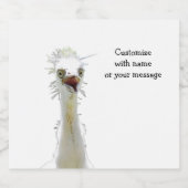 Crazy Bird bierlabel Bier Etiket (Enkel label)