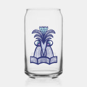 Crazy Bird Design Blikvorm Glas (Achterkant)