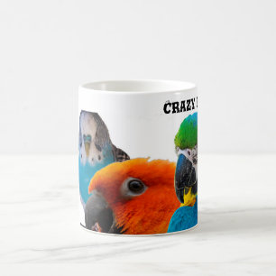 Crazy Bird Lady Coffee Mok