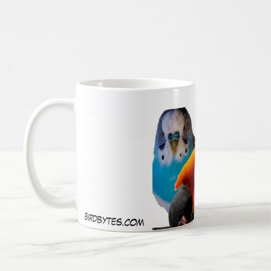 Crazy Bird Lady Coffee Mok (Links)