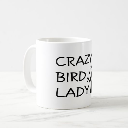 CRAZY BIRD LADY KOFFIEMOK (Voorkant links)