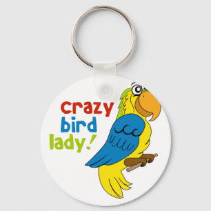 Crazy Bird Lady! Sleutelhanger