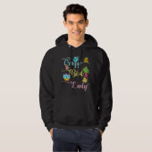 Crazy Bird Lover die Birder ziet Hoodie (Voorkant volledig)