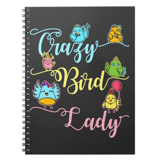Crazy Bird Lover die Birder ziet Notitieboek (Voorkant)