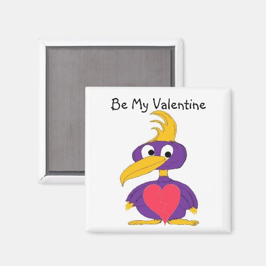 Crazy Bird Magneet (Voorkant / Achterkant)