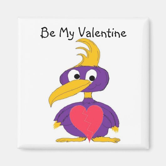 Crazy Bird Magneet (Voorkant)