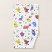 Crazy Birds Bad Handdoek (Handdoek)