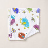 Crazy Birds Bad Handdoek (Wasdoekje)