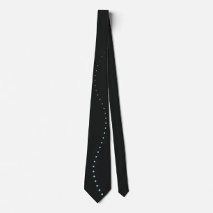 Crazy Black en White Classic Line naar punten Stropdas