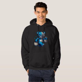 Crazy Blue Beer Hoodie