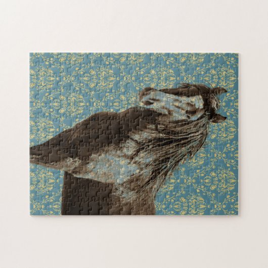 Crazy Blue Legpuzzel (Horizontaal)