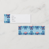 Crazy Blue Monsters Fun Creats Gifts for Kids Mini Visitekaartje (Voorkant / Achterkant)