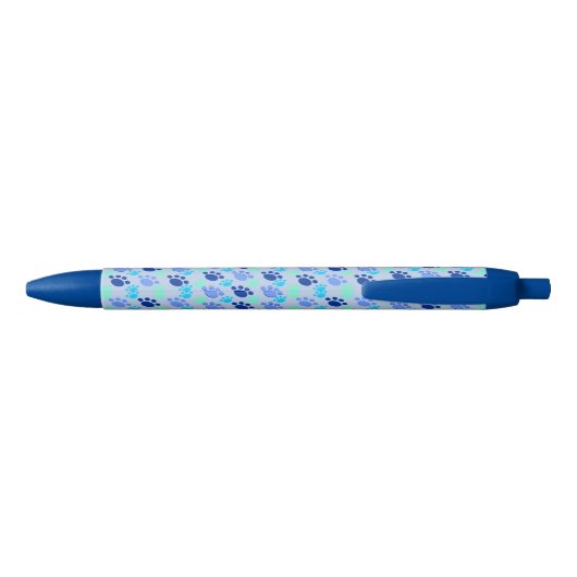 Crazy Blue Paws Ink Pen (Achterkant)