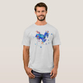 CRAZY BLUE TREG FROGS T-SHIRT (Voorkant volledig)