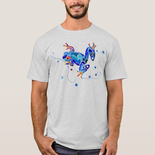 CRAZY BLUE TREG FROGS T-SHIRT (Voorkant)