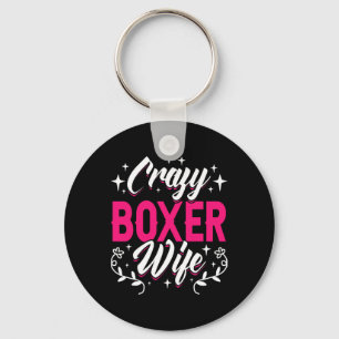 Crazy Boxer Echtgenote Boksen Sleutelhanger