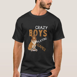 Crazy Boys die games spelen Videogame Afghaanse ho T-shirt