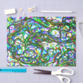 Crazy Brightly gekleurd Tissuepapier (Craft)