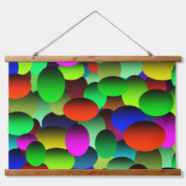 Crazy Bubble Eggs Hangend Wandkleed