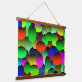 Crazy Bubble Eggs Hangend Wandkleed (Gebogen)