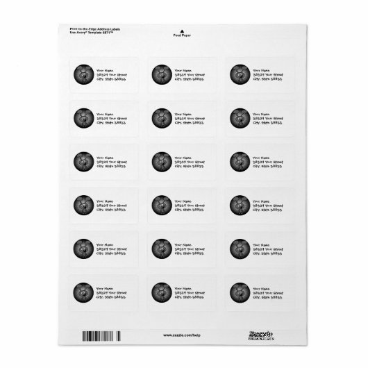 Crazy Bunny Etiket (Full Sheet)