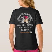 Crazy Bunny Person T-Shirt (Achterkant)