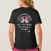 Crazy Bunny Person T-shirt (Achterkant)