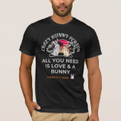 Crazy Bunny Persoon T-shirt (Voorkant)