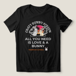 Crazy Bunny Persoon  Tri-Blend Shirt