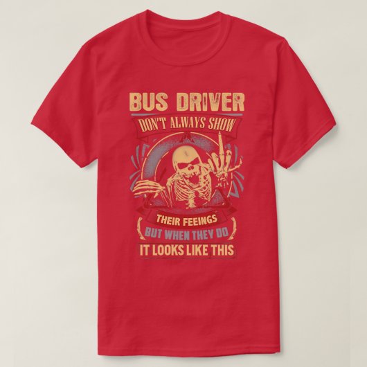 Crazy Bus Driver Shirt (Design voorkant)
