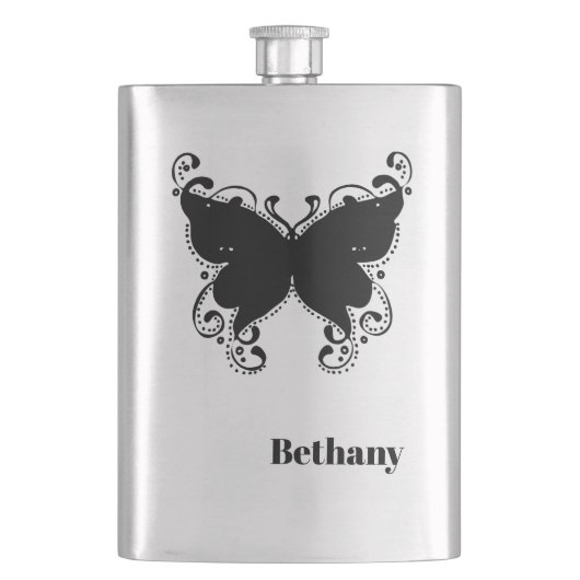 Crazy Butterfly met Monogram Heupfles (Voorkant)