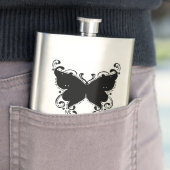 Crazy Butterfly met Monogram Heupfles (Voorbeeld)