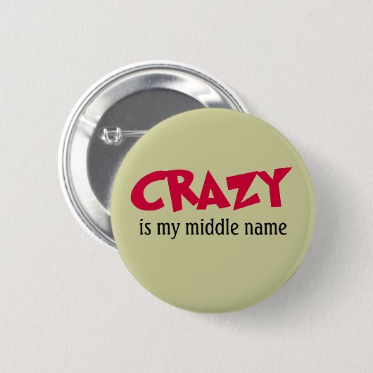Crazy Button (Voorkant /achterkant)