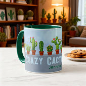 Crazy Cactus Dame Mok met Eigen Naam