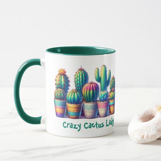 Crazy Cactus Lady Naam Mok (Met donut)