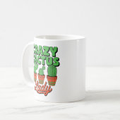 Crazy Cactus Lady – Plant Mom Gift Koffiemok (Voorkant links)