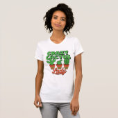 Crazy Cactus Lady – Plant Mom Gift T-shirt (Voorkant volledig)