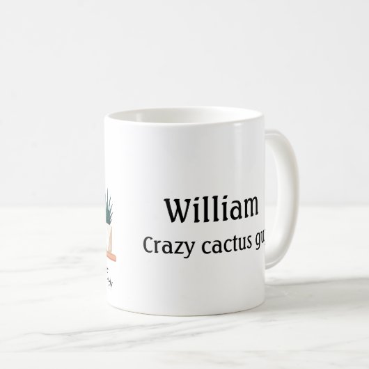 Crazy cactus mok (Voorkant rechts)