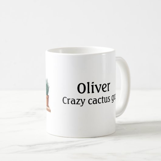 Crazy cactus mok (Voorkant rechts)