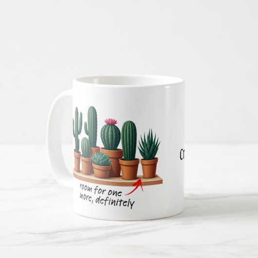 Crazy cactus mok (Voorkant links)