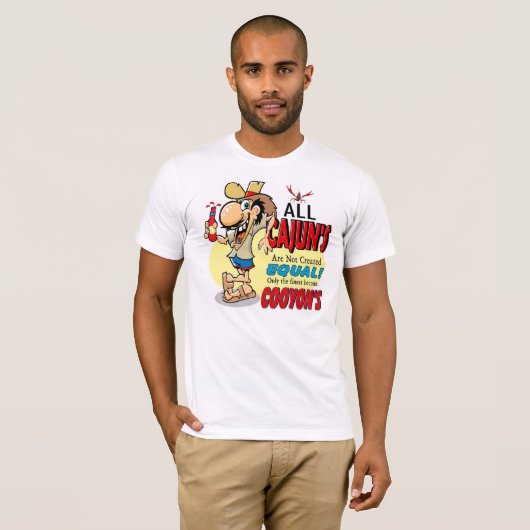 Crazy Cajun T-shirt (Voorkant volledig)