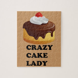Crazy Cake Lady Legpuzzel