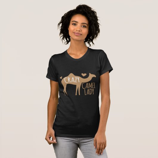 Crazy Camel Lady T-shirt (Voorkant volledig)