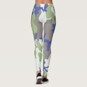 Crazy Camo Meisje Leggings (Achterkant)