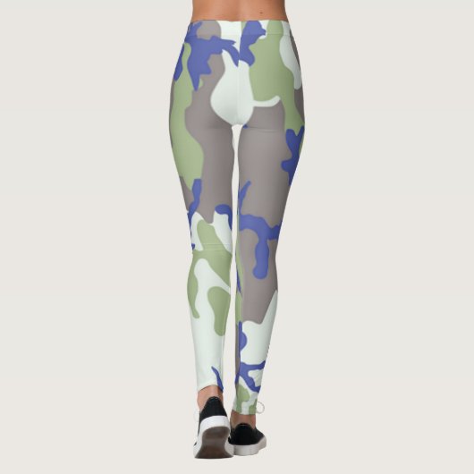 Crazy Camo Meisje Leggings (Achterkant)