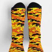 Crazy Camouflage Oranje Socks Sokken (Top)