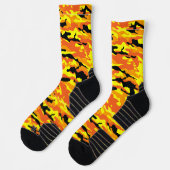 Crazy Camouflage Oranje Socks Sokken (Links)